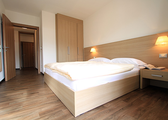 Camera da letto - Appartamenti Ariola Selva in Val Gardena
